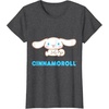 image:imageCinnamoroll Character Front and Back TShirt SmallDark Heather Grey