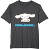 image:imageCinnamoroll Character Front and Back TShirt SmallDark Heather Grey