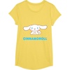 image:imageCinnamoroll Character Front and Back TShirt SmallLemon Yellow