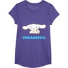 image:imageCinnamoroll Character Front and Back TShirt SmallPurple Heather