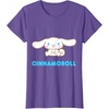 image:imageCinnamoroll Character Front and Back TShirt SmallPurple Heather