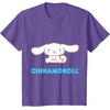 image:imageCinnamoroll Character Front and Back TShirt SmallPurple Heather