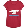 image:imageCinnamoroll Character Front and Back TShirt SmallRed Heather