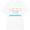 image:imageCinnamoroll Character Front and Back TShirt SmallWhite