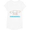 image:imageCinnamoroll Character Front and Back TShirt SmallWhite