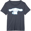 image:imageCinnamoroll Front and Back Tee Shirt TShirtHeather Blue