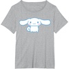 image:imageCinnamoroll Front and Back Tee Shirt TShirtHeather Grey