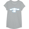 image:imageCinnamoroll Front and Back Tee Shirt TShirtHeather Grey