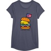 image:imageGudetama American Classic Burger Tee Shirt TShirtHeather Blue