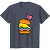 image:imageGudetama American Classic Burger Tee Shirt TShirtHeather Blue