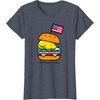 image:imageGudetama American Classic Burger Tee Shirt TShirtHeather Blue
