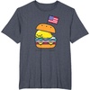 image:imageGudetama American Classic Burger Tee Shirt TShirtHeather Blue