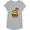 image:imageGudetama American Classic Burger Tee Shirt TShirtHeather Grey