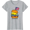 image:imageGudetama American Classic Burger Tee Shirt TShirtHeather Grey