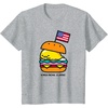 image:imageGudetama American Classic Burger Tee Shirt TShirtHeather Grey