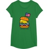 image:imageGudetama American Classic Burger Tee Shirt TShirtKelly Green