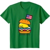 image:imageGudetama American Classic Burger Tee Shirt TShirtKelly Green