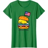 image:imageGudetama American Classic Burger Tee Shirt TShirtKelly Green
