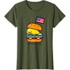 image:imageGudetama American Classic Burger Tee Shirt TShirtOlive Green