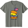 image:imageGudetama American Classic Burger Tee Shirt TShirtOlive Heather
