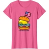 image:imageGudetama American Classic Burger Tee Shirt TShirtPink Heather