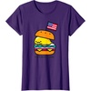 image:imageGudetama American Classic Burger Tee Shirt TShirtPurple