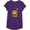 image:imageGudetama American Classic Burger Tee Shirt TShirtPurple