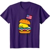 image:imageGudetama American Classic Burger Tee Shirt TShirtPurple