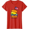 image:imageGudetama American Classic Burger Tee Shirt TShirtRed