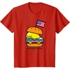 image:imageGudetama American Classic Burger Tee Shirt TShirtRed