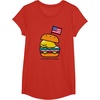 image:imageGudetama American Classic Burger Tee Shirt TShirtRed
