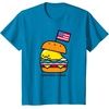 image:imageGudetama American Classic Burger Tee Shirt TShirtSapphire Blue