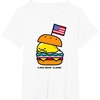 image:imageGudetama American Classic Burger Tee Shirt TShirtWhite