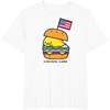 image:imageGudetama American Classic Burger Tee Shirt TShirtWhite