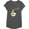 image:imageGudetama Chopsticks Tee Shirt TShirtAsphalt Grey