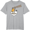 image:imageGudetama Chopsticks Tee Shirt TShirtHeather Grey