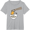 image:imageGudetama Chopsticks Tee Shirt TShirtHeather Grey