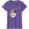 image:imageGudetama Chopsticks Tee Shirt TShirtPurple Heather