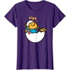 image:imageGudetama Colonial Days American Tee Shirt TShirtPurple