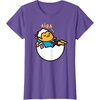 image:imageGudetama Colonial Days American Tee Shirt TShirtPurple Heather
