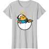image:imageGudetama Colonial Days American Tee Shirt TShirtSilver Grey