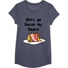 image:imageGudetama Dont Go Bacon My Heart Tee Shirt TShirtHeather Blue