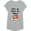 image:imageGudetama Dont Go Bacon My Heart Tee Shirt TShirtHeather Grey