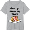 image:imageGudetama Dont Go Bacon My Heart Tee Shirt TShirtHeather Grey