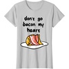 image:imageGudetama Dont Go Bacon My Heart Tee Shirt TShirtSilver Grey