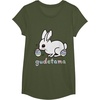 image:imageGudetama Easter Egg and Bunny Shirt TShirtOlive Green