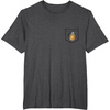 image:imageGudetama Faux Pocket Tee TShirtDark Heather Grey