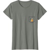 image:imageGudetama Faux Pocket Tee TShirtOlive Heather