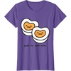 image:imageGudetama Hard Boiled Hearts Tee Shirt TShirtPurple Heather
