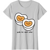 image:imageGudetama Hard Boiled Hearts Tee Shirt TShirtSilver Grey